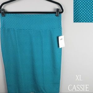 Lularoe Polka Dot Cassie Skirt